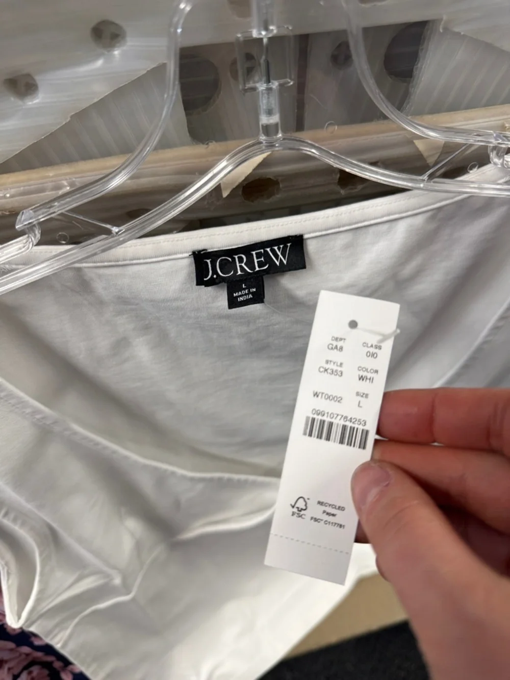 J. Crew top L // 041510